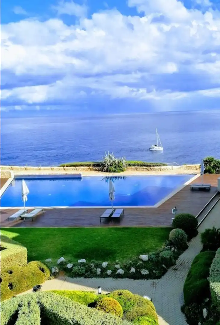 Schwimmbecken von Erdgeschoss zur Miete in Santanyí mit Klimaanlage, Privatgarten und Terrasse
