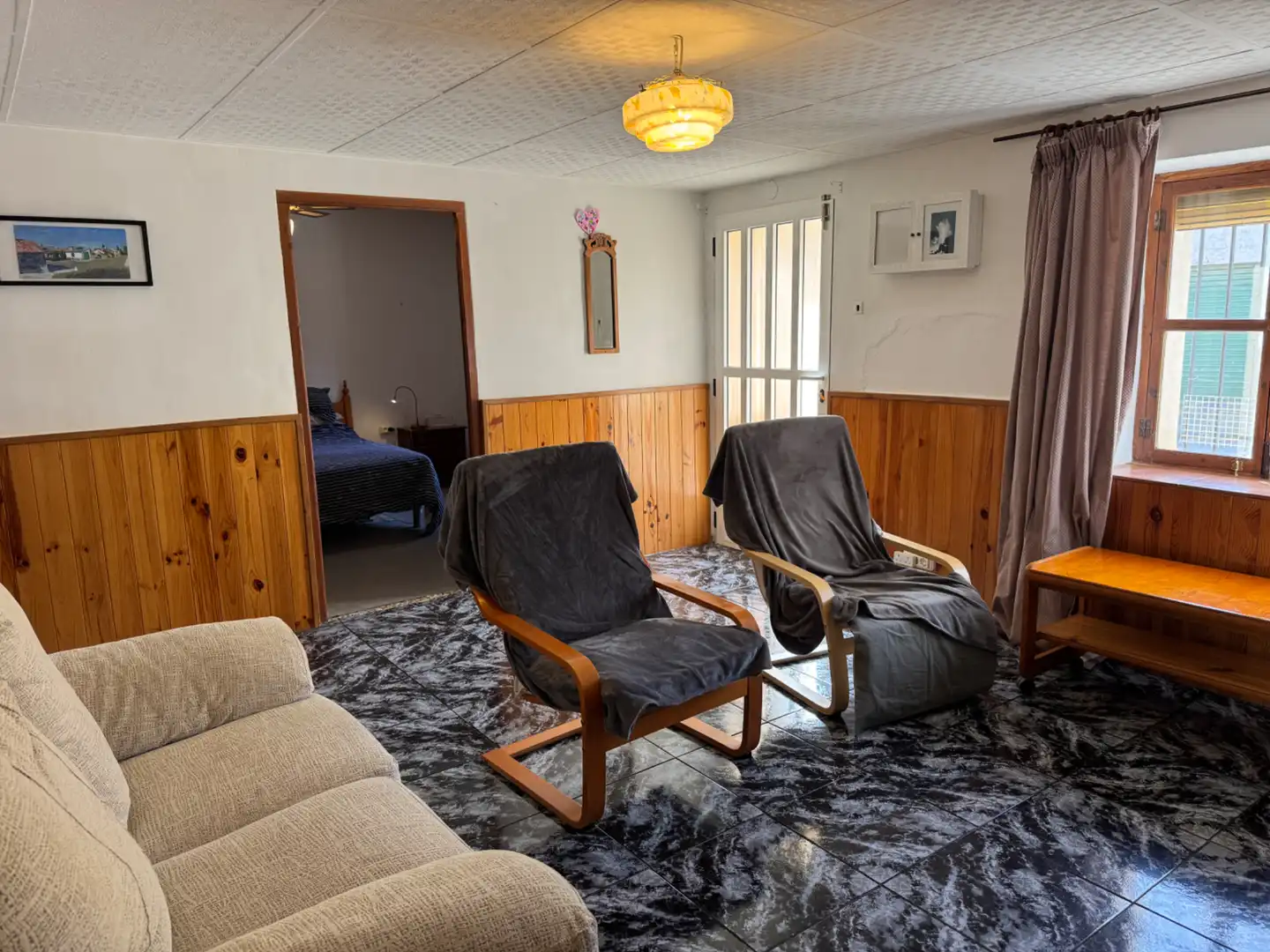 Sala de estar de Casa o chalet en venta en Caravaca de la Cruz con Aire acondicionado, Jardín privado y Trastero