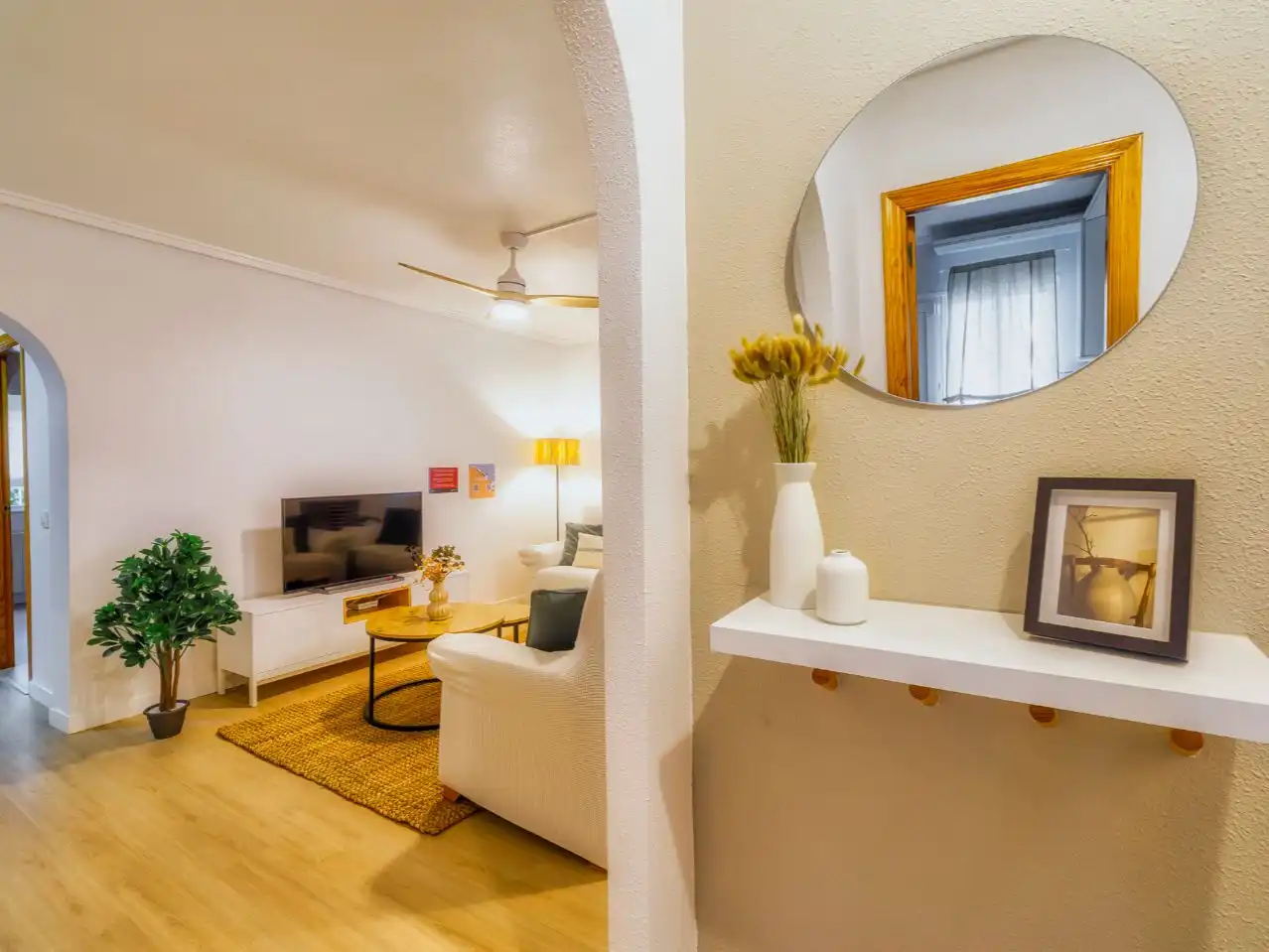Sala de estar de Casa o chalet de alquiler en Los Narejos - Punta Calera