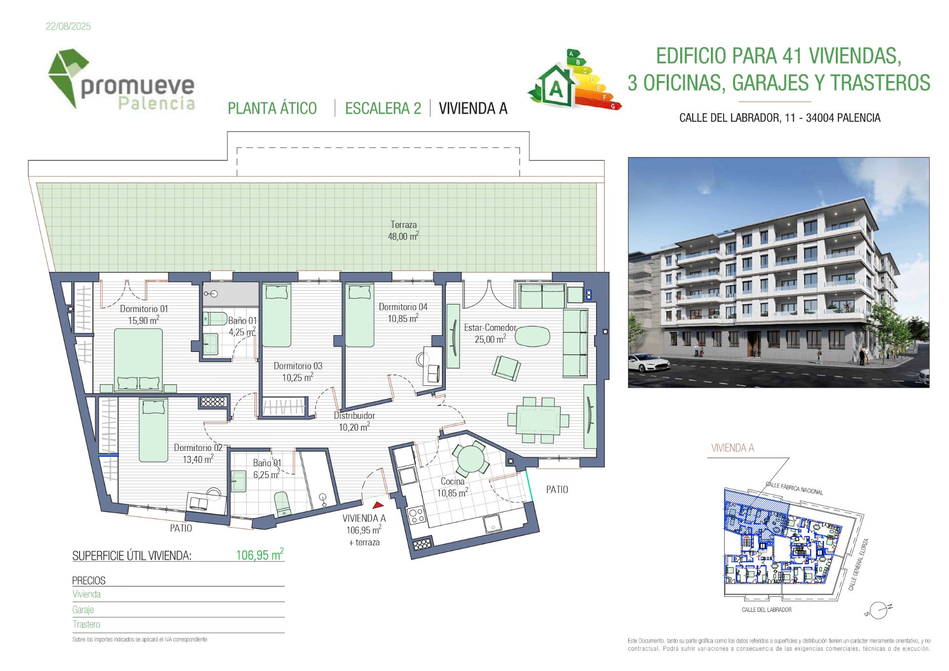 Attic for sale in Palencia Capital  with Terrace