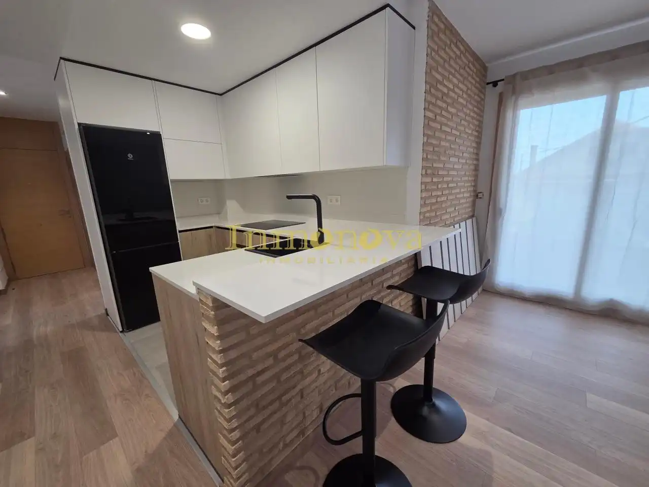 Kitchen of Flat for sale in Cangas   with Heating, Terrace and Storage room