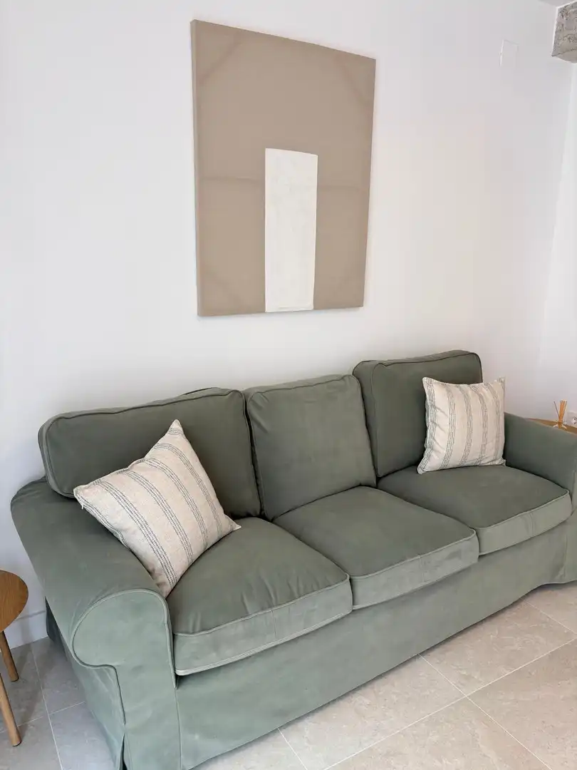 Sala d'estar de Pis de lloguer en Motril amb Moblat i Balcó