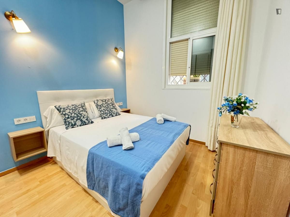 Bedroom of Apartment to rent in  Barcelona Capital  with Air Conditioner, Heating and Furnished