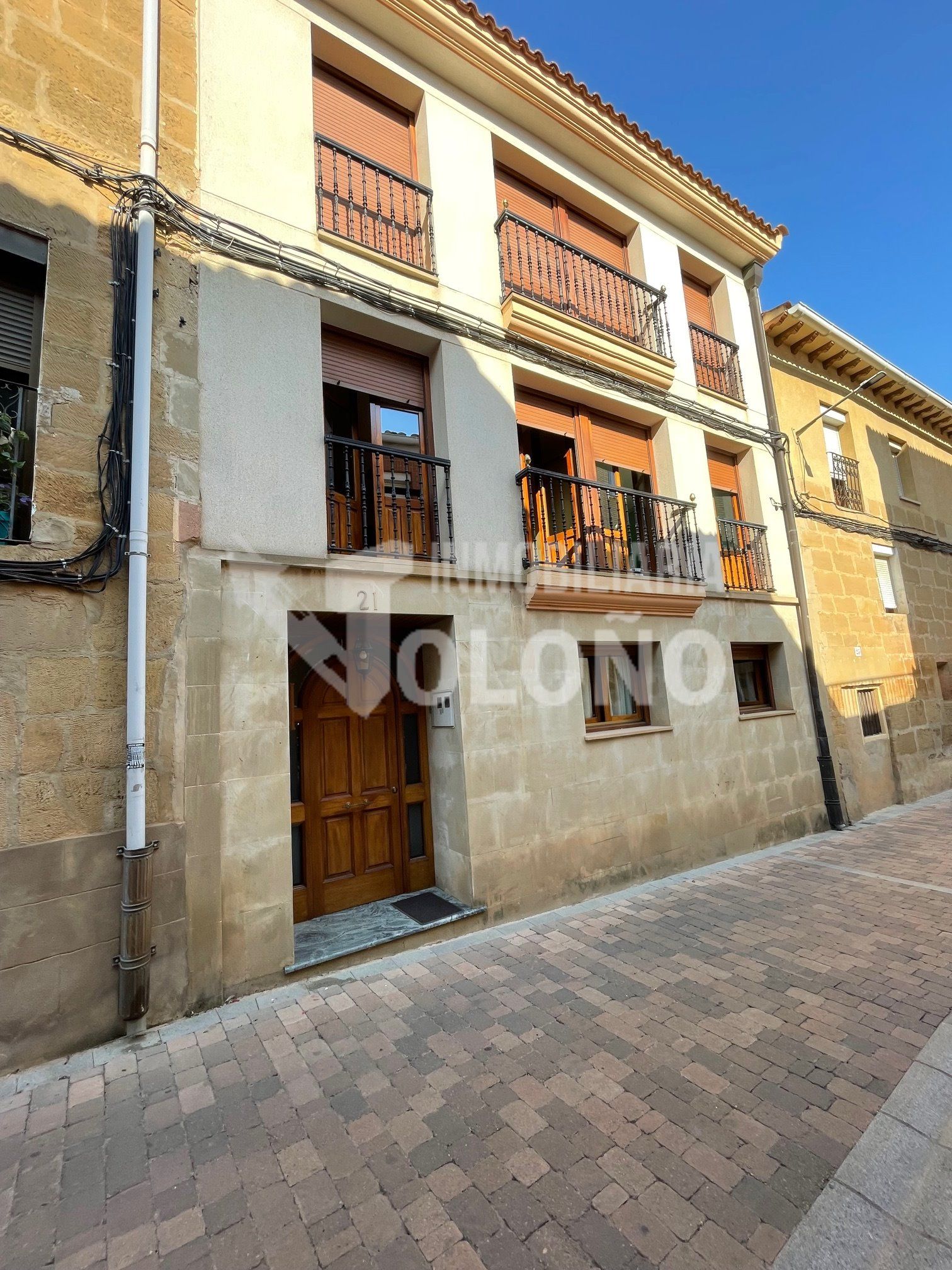 Exterior view of Single-family semi-detached for sale in San Asensio  with Heating, Parquet flooring and Storage room