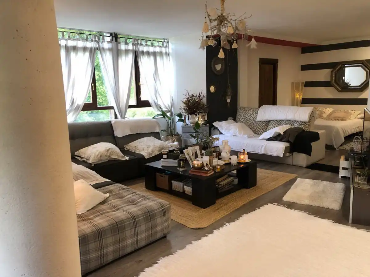 Living room of Houses for sale in Condado de Treviño  with Private garden, Terrace and Balcony