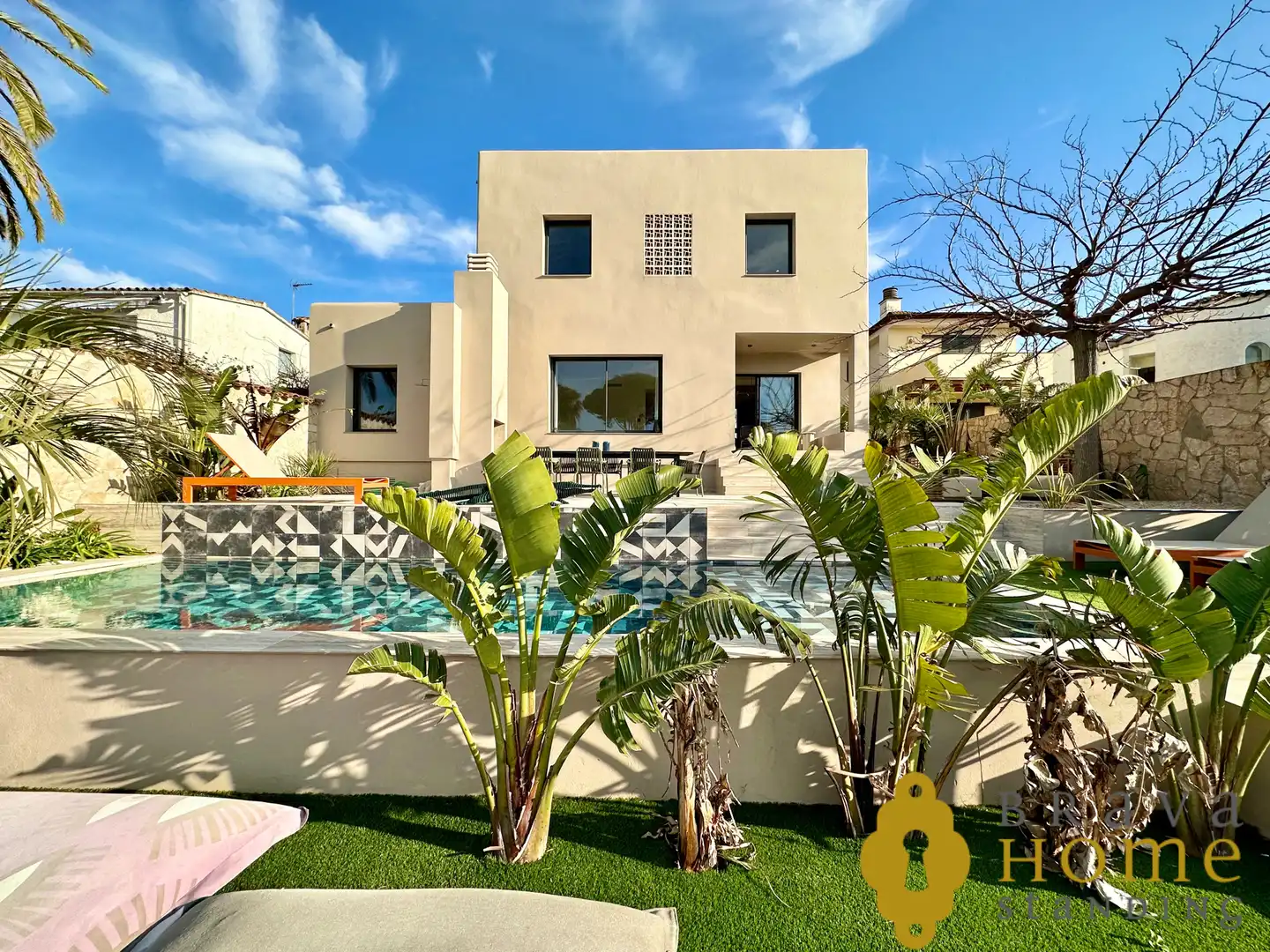 Vista exterior de Casa o chalet en venta en Empuriabrava con Aire acondicionado, Jardín privado y Terraza