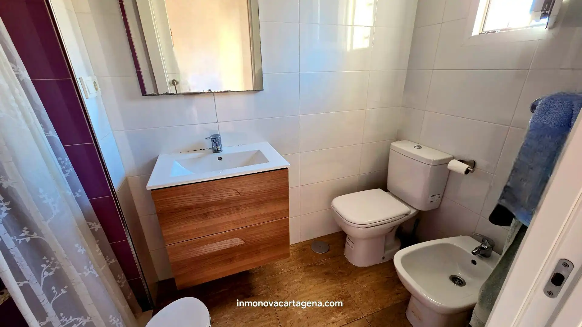 Baño de Casa adosada en venta en Cartagena con Terraza y Trastero