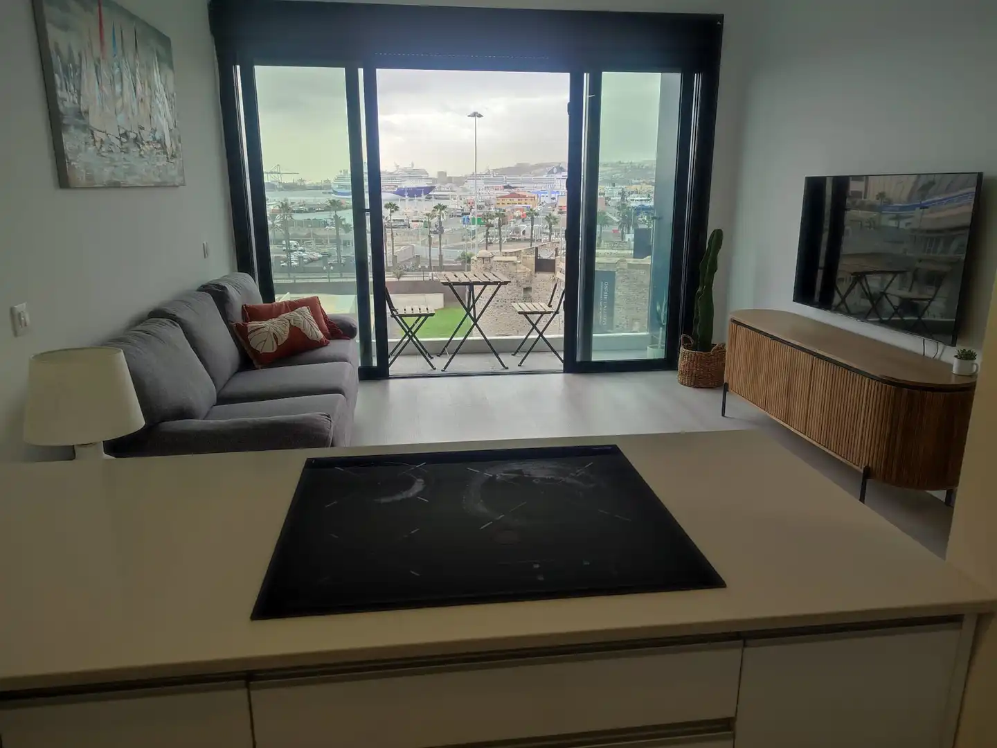 Living room of Apartments for rent in Las Palmas de Gran Canaria  with Furnished and Balcony