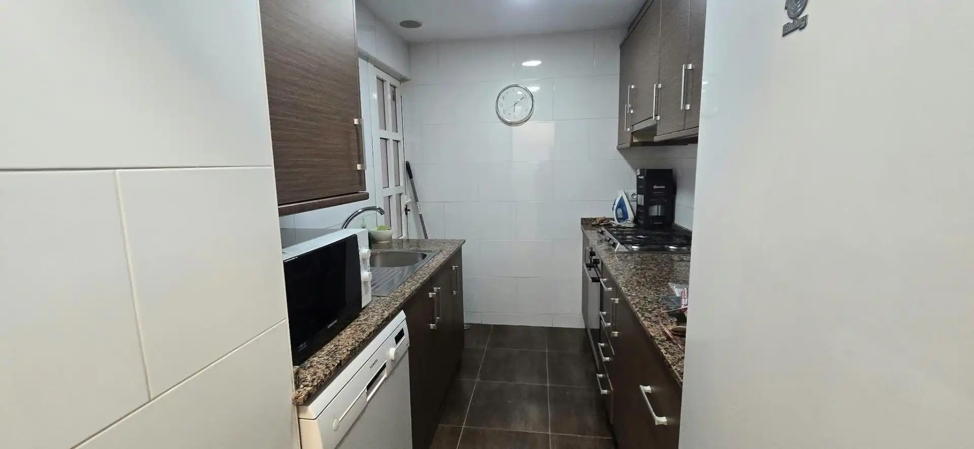 Kitchen of Flat for rent in Valencia  with Parquet flooring, Terrace and Furnished