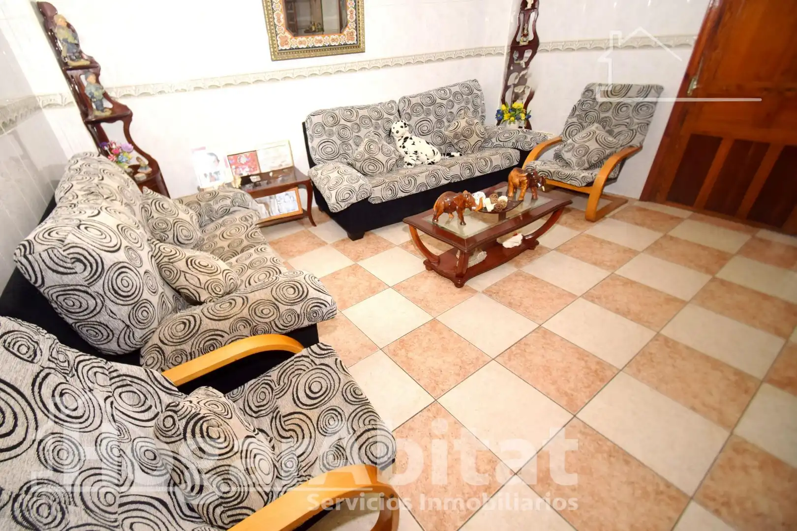 Sala d'estar de Casa o xalet en venda en Castellón de la Plana / Castelló de la Plana amb Aire condicionat i Terrassa