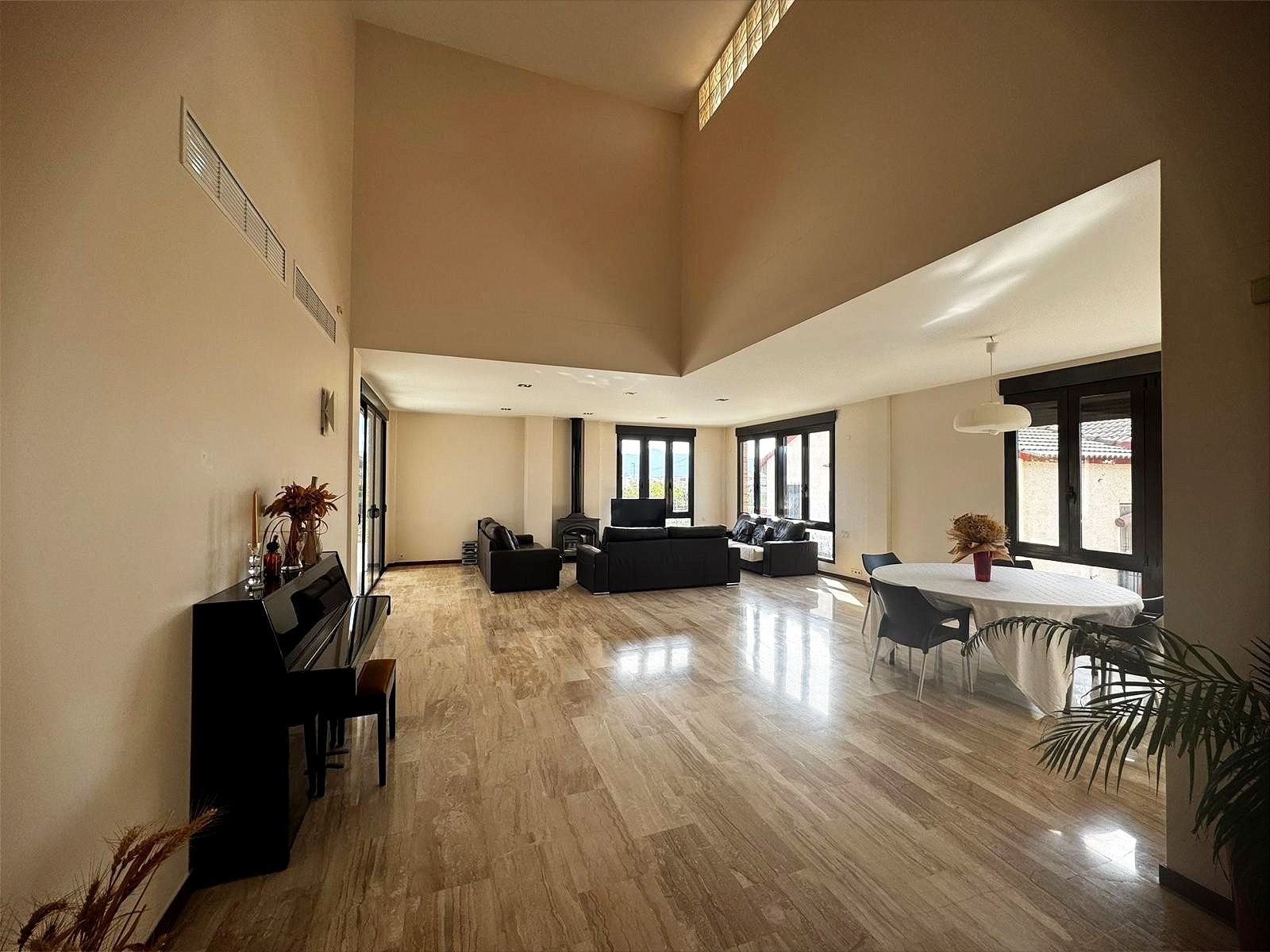 Sala d'estar de Casa o xalet en venda en  Murcia Capital amb Aire condicionat, Jardí privat i Terrassa