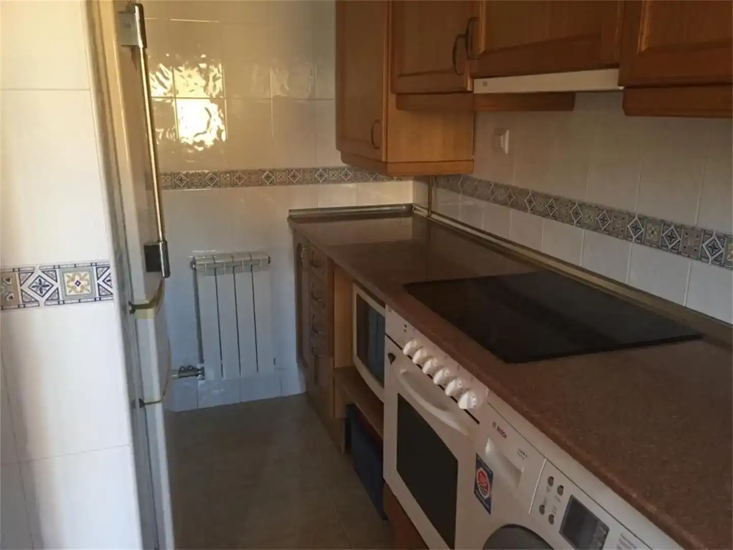 Cocina de Apartamento en venta en La Puebla de Castro con Parquet, Lavadora y Balcón