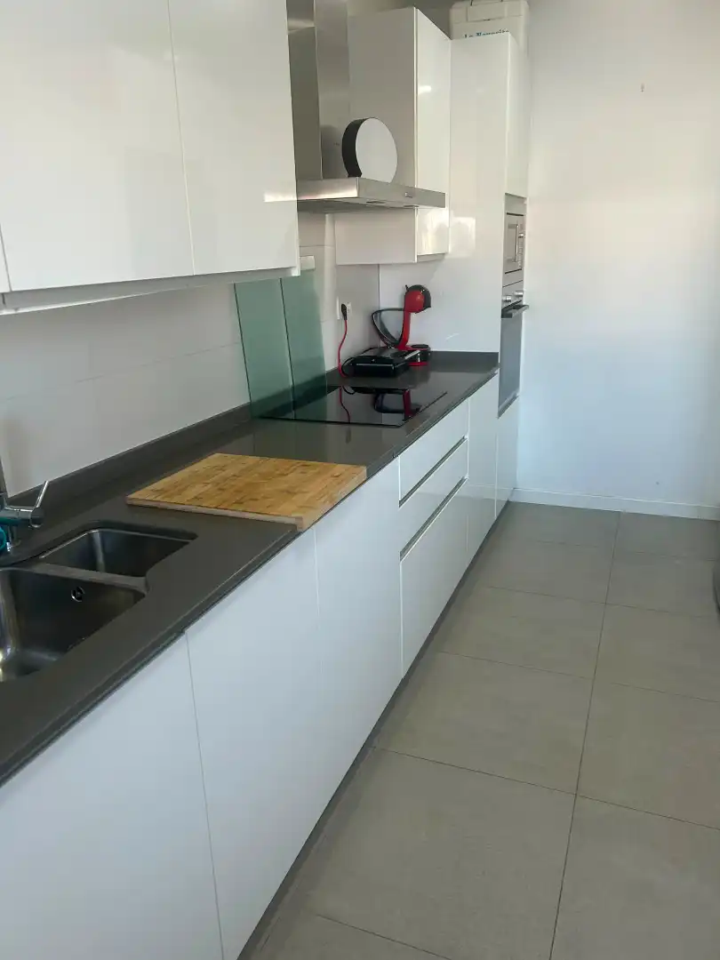 Cocina de Casa adosada en venta en Bormujos con Aire acondicionado, Jardín privado y Terraza