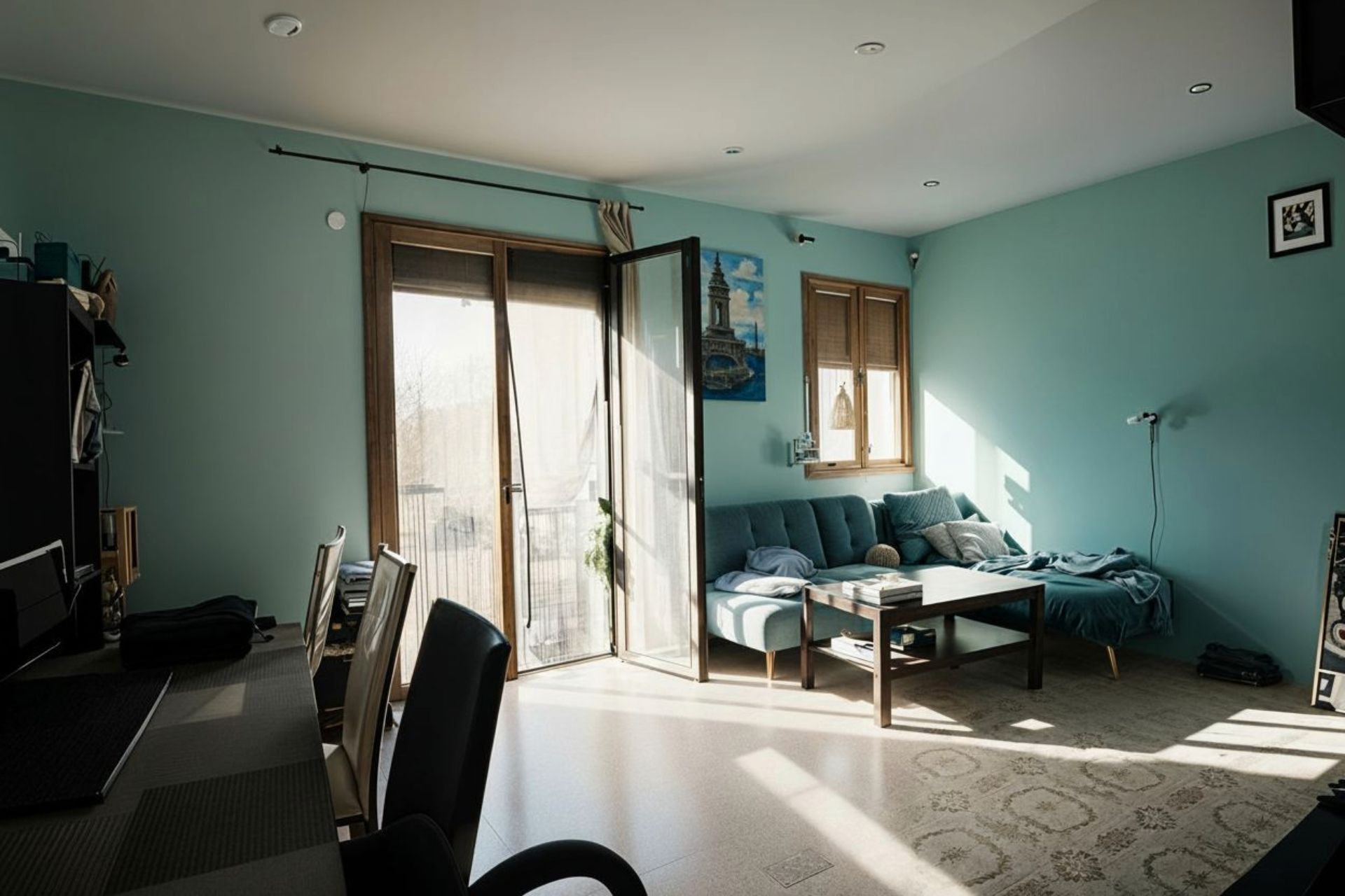 Living room of Flat for sale in  Barcelona Capital  with Balcony