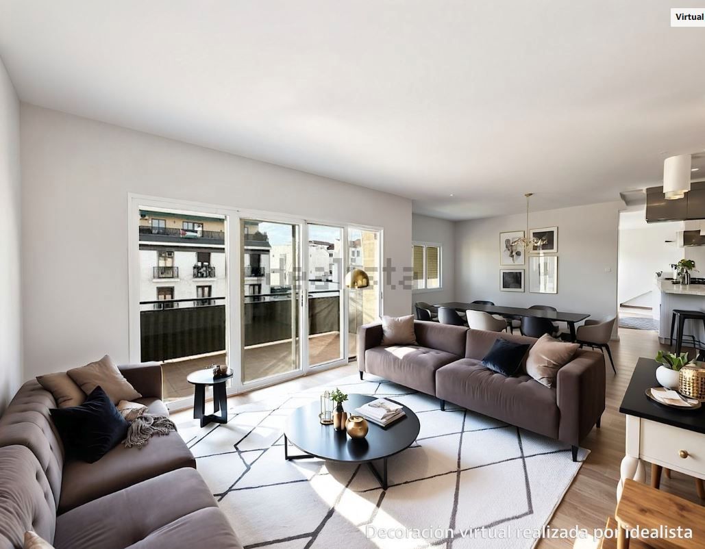 Living room of Flat for sale in  Madrid Capital  with Air Conditioner, Heating and Terrace