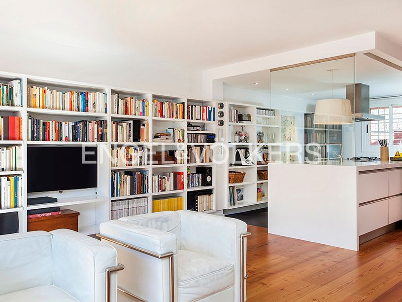 Living room of House or chalet to rent in Sant Joan Despí  with Air Conditioner, Heating and Private garden