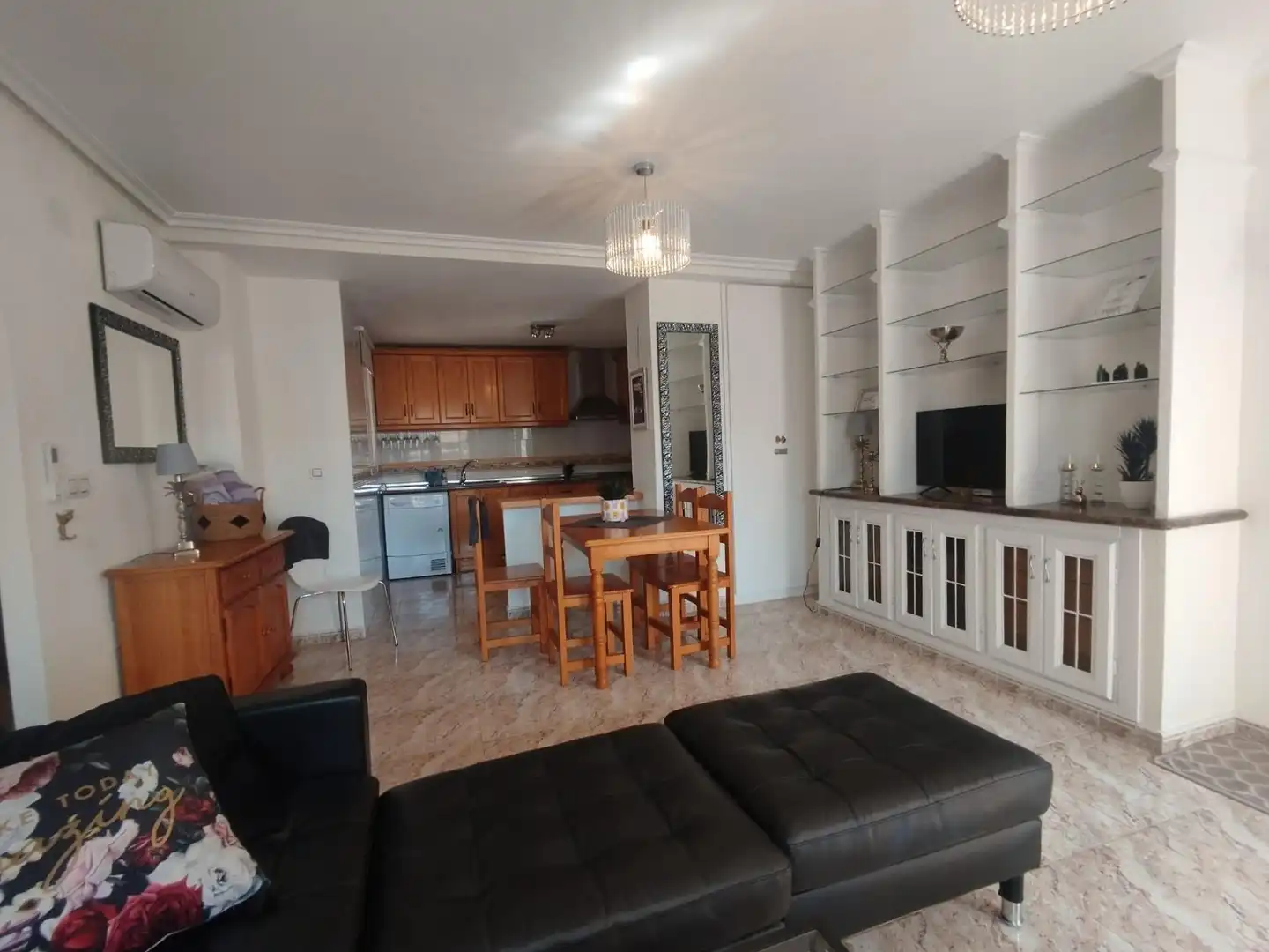 Sala d'estar de Apartament en venda en Orihuela amb Aire condicionat, Calefacció i Jardí privat