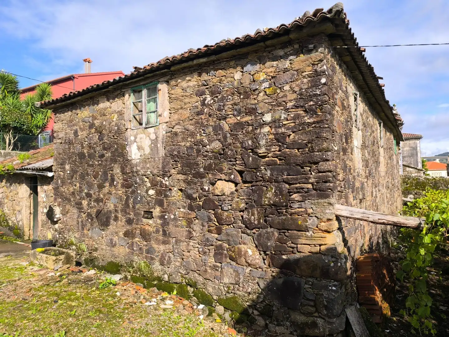 Vista exterior de Casa o chalet en venta en Santiago de Compostela  con Jardín privado