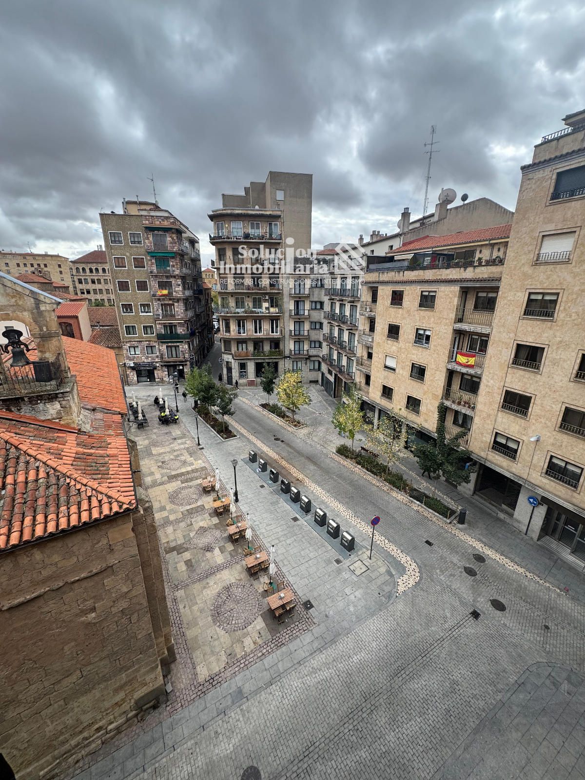 Exterior view of Flat for sale in Salamanca Capital  with Heating, Terrace and Furnished