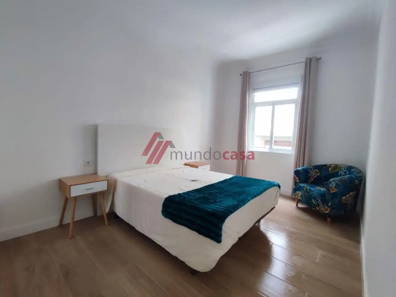 Schlafzimmer von Wohnung zur Miete in Ferrol mit Heizung, Terrasse und Möbliert