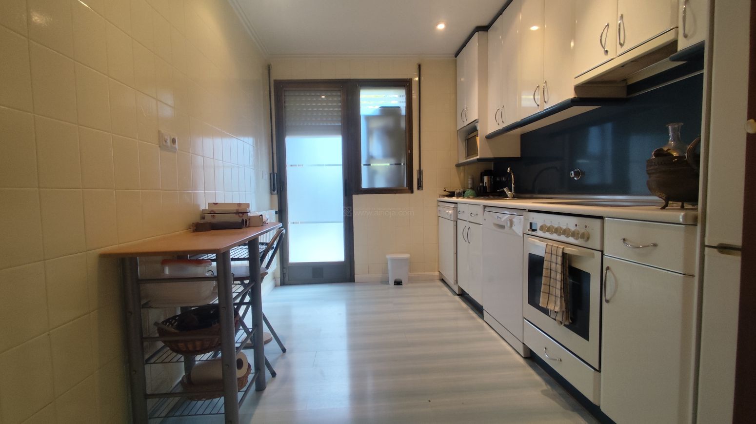 Kitchen of Flat for sale in  Logroño  with Heating, Parquet flooring and Terrace
