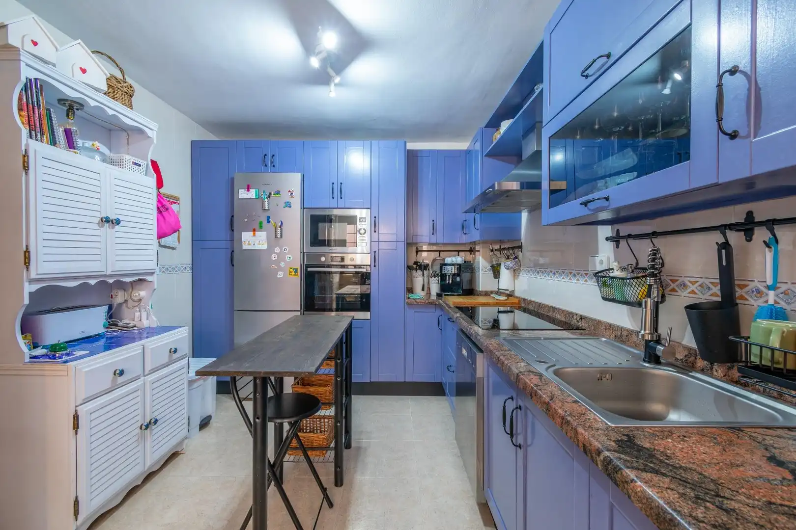 Cocina de Casa adosada en venta en Almería con Aire acondicionado, Calefacción y Terraza