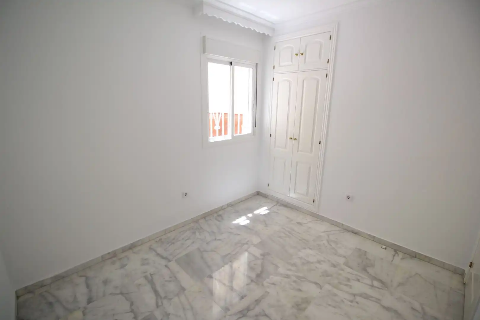 Schlafzimmer von Wohnung zur Miete in Málaga mit Klimaanlage, Heizung und Terrasse