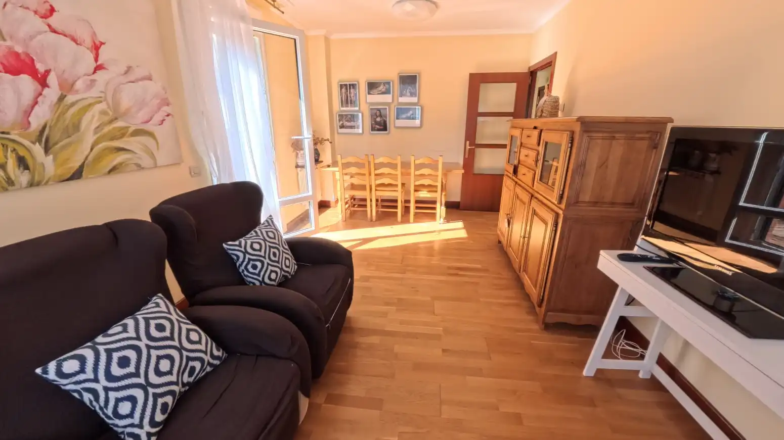 Living room of Flat for sale in Nalda  with Heating, Private garden and Parquet flooring