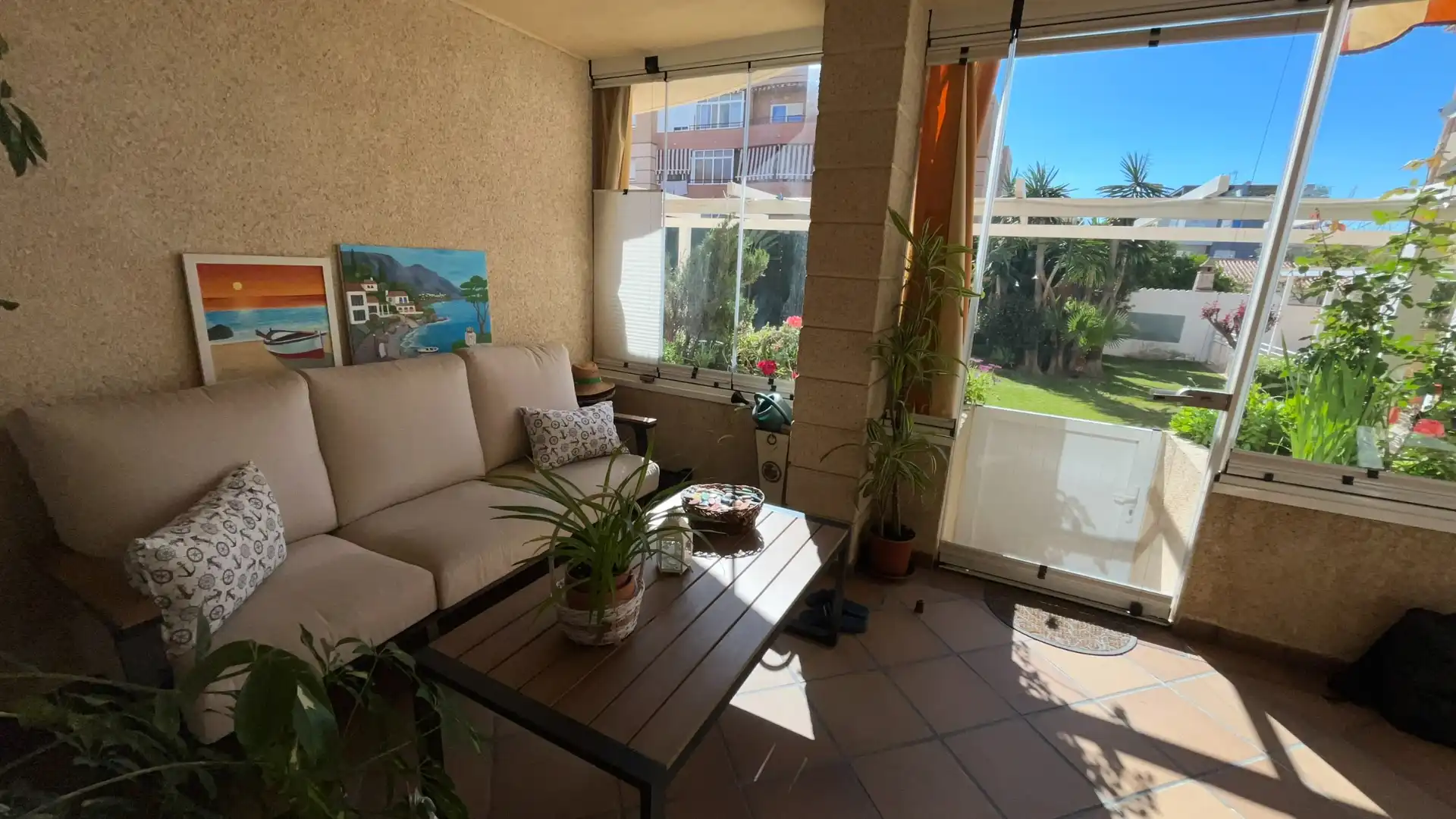 Balcony of Ground floor for sale in Rincón de la Victoria  with Air Conditioner, Heating and Terrace