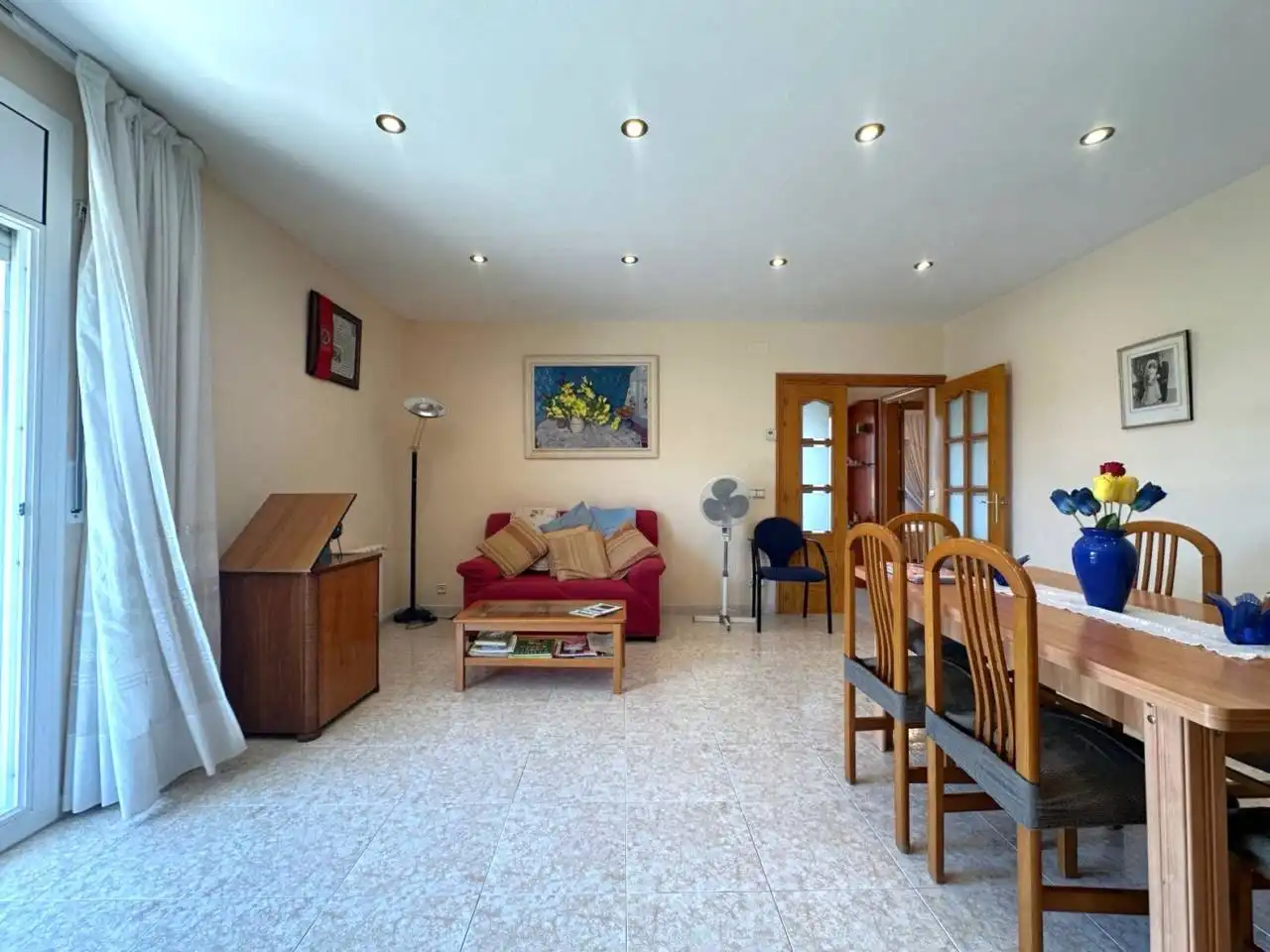 Wohnzimmer von Haus oder Chalet zum Verkauf in Lliçà d'Amunt mit Heizung und Privatgarten