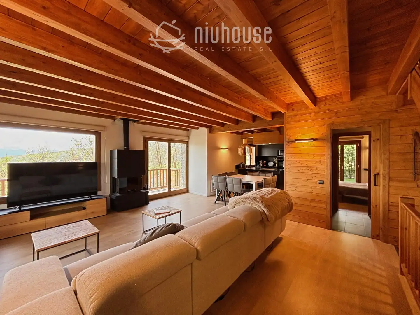 Sala de estar de Casa o chalet en venta en Enveitg