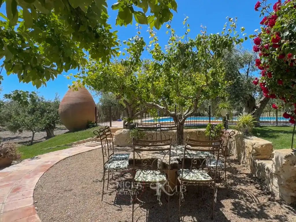 Garden of Houses for sale in Vélez-Blanco  with Air Conditioner, Terrace and Swimming Pool