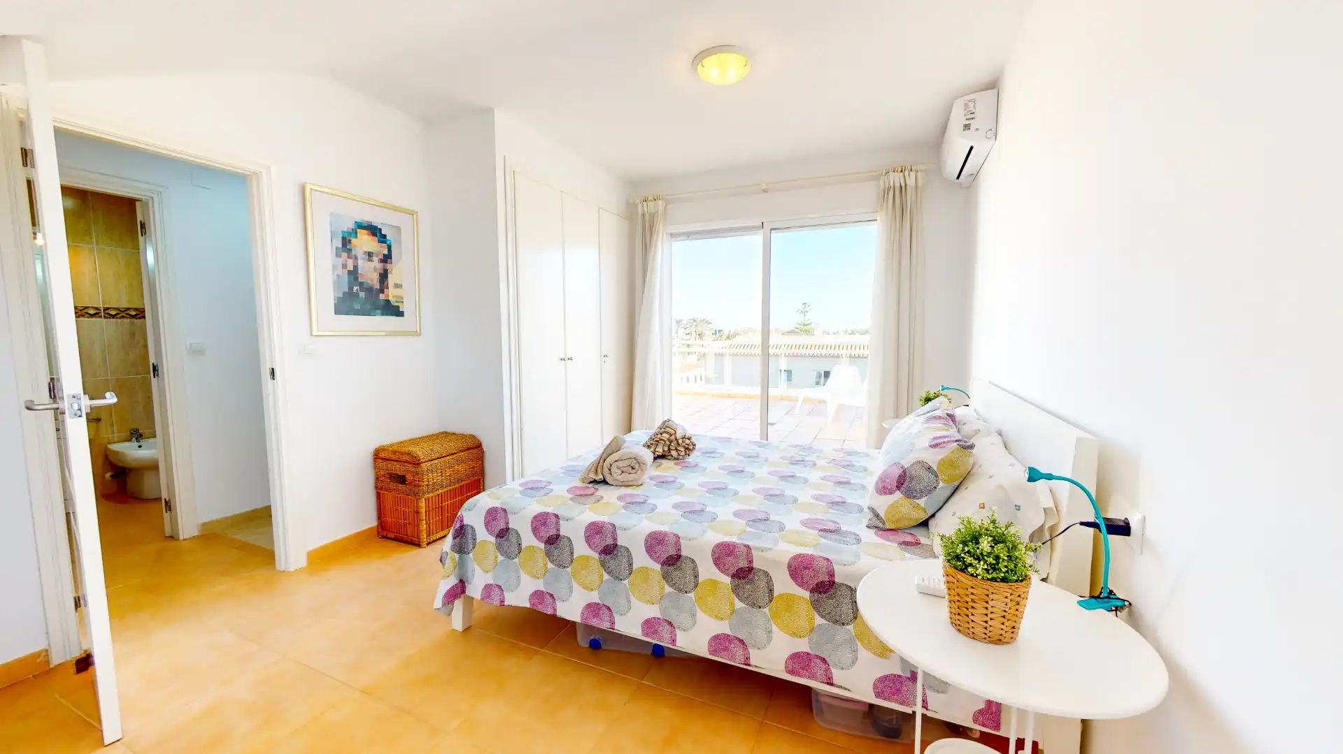 Habitación de Dúplex de alquiler en Dénia con Aire acondicionado, Calefacción y Terraza