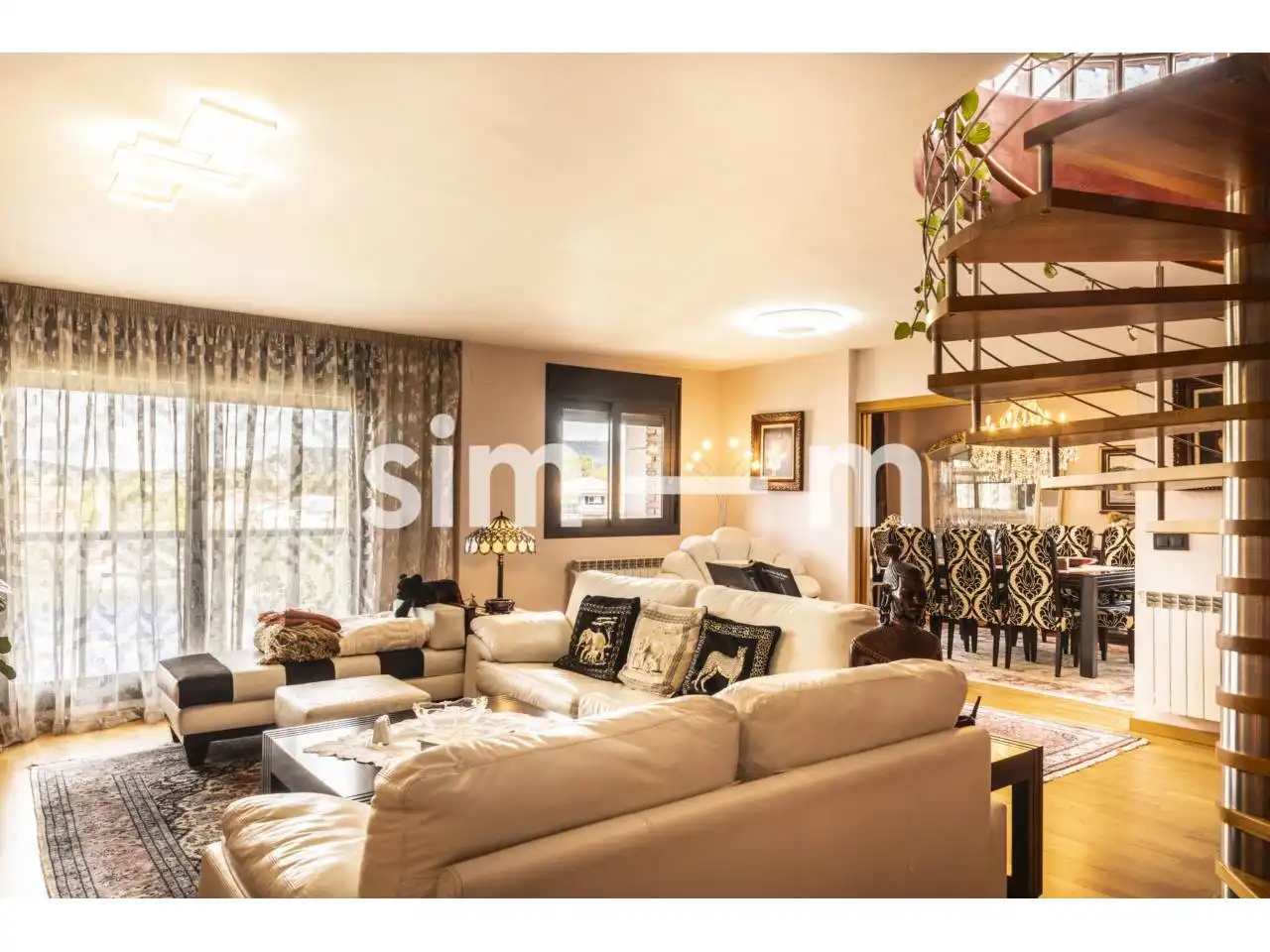 Sala de estar de Piso en venta en Vic con Aire acondicionado, Calefacción y Parquet