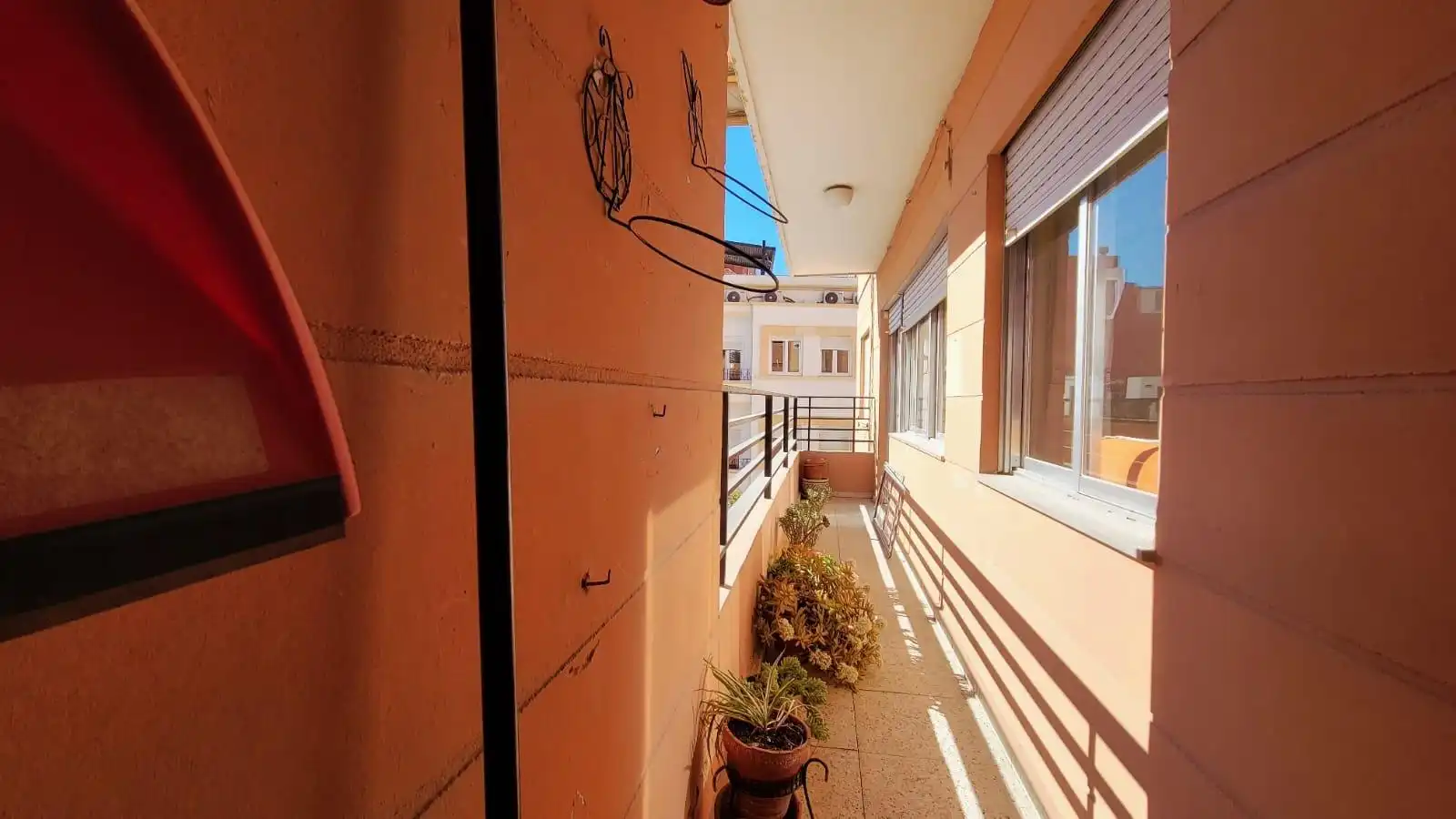 Balcony of Flat for sale in Almería  with Terrace and Furnished