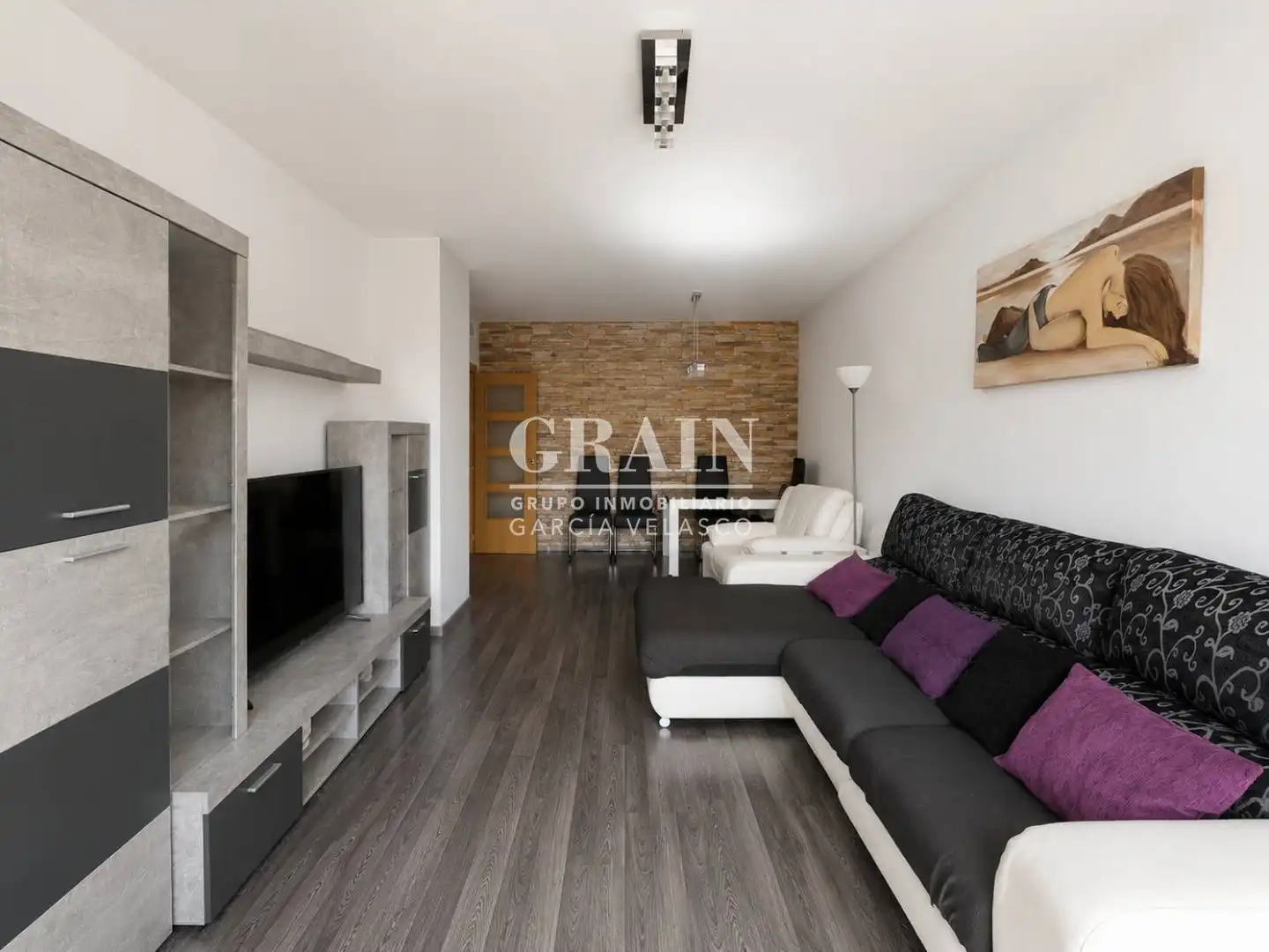 Living room of Flat for sale in Albacete  with Air Conditioner, Heating and Storage room