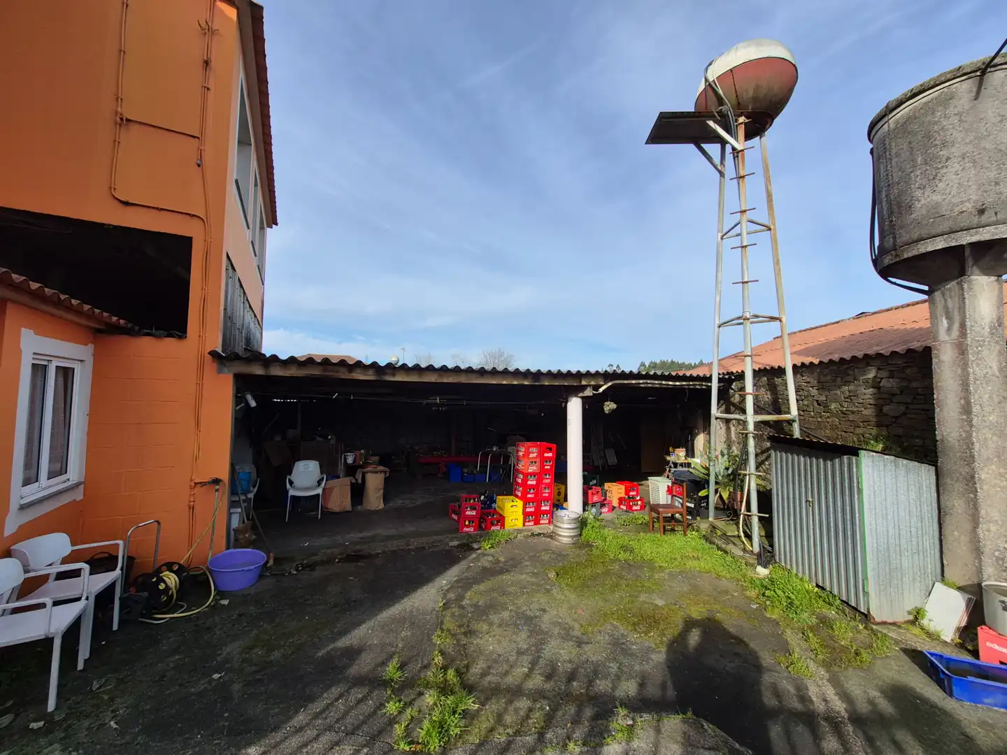 Vista exterior de Casa o chalet en venta en Moeche con Jardín privado, Trastero y Amueblado