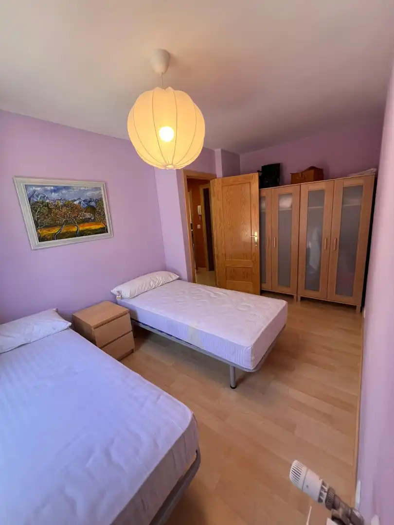 Bedroom of Flat for sale in Biescas  with Heating, Parquet flooring and Furnished