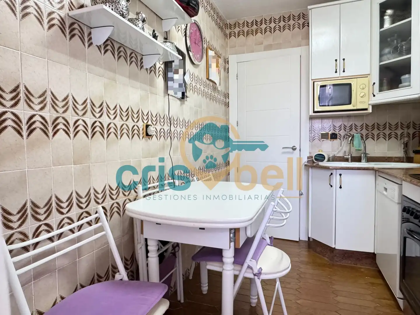 Kitchen of Flat for sale in Lorca  with Air Conditioner, Furnished and Oven