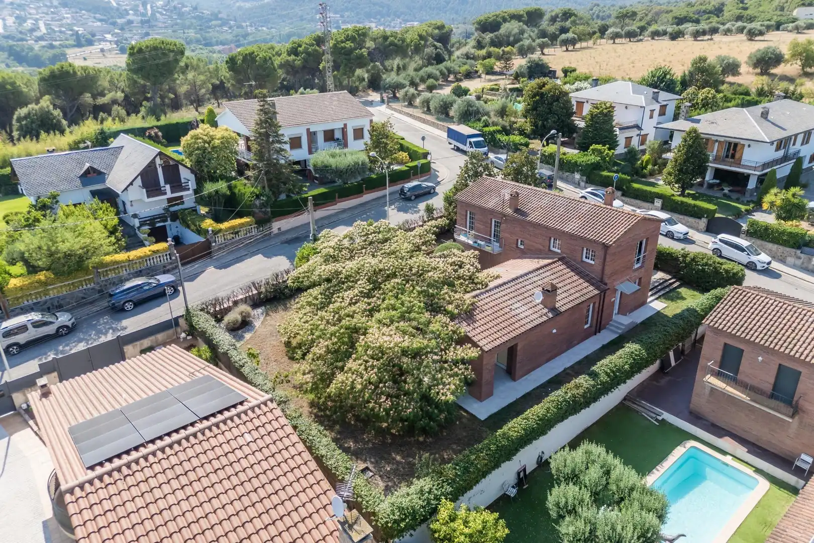 Vista exterior de Casa o chalet en venta en Bigues i Riells del Fai con Calefacción, Jardín privado y Terraza
