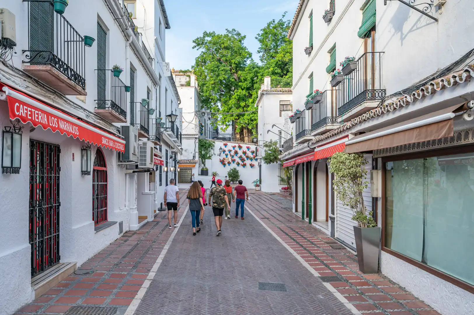 Exterior view of Flat for sale in Marbella  with Air Conditioner, Private garden and Terrace