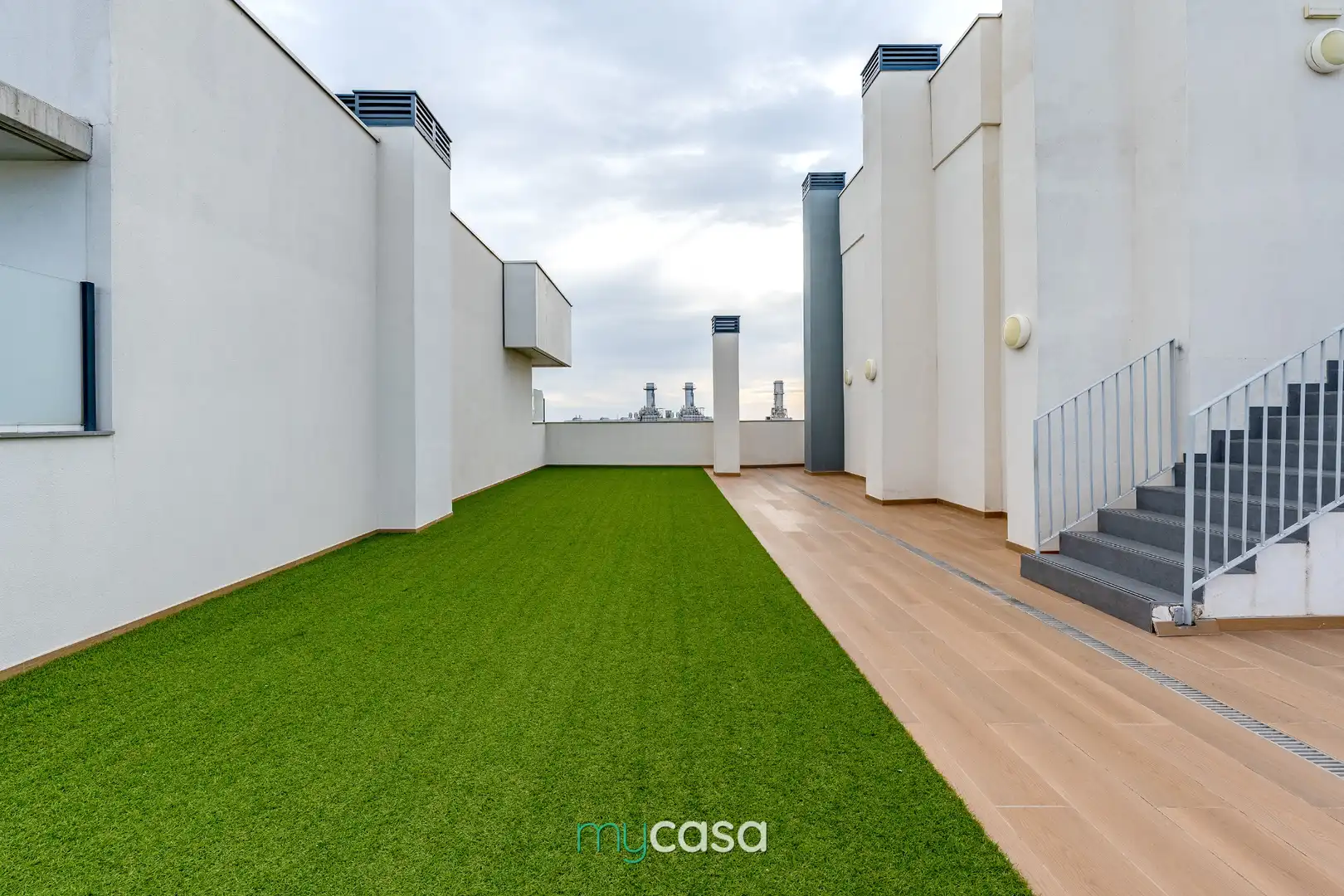 Terrassa de Pis en venda en Sant Adrià de Besòs amb Aire condicionat, Calefacció i Parquet