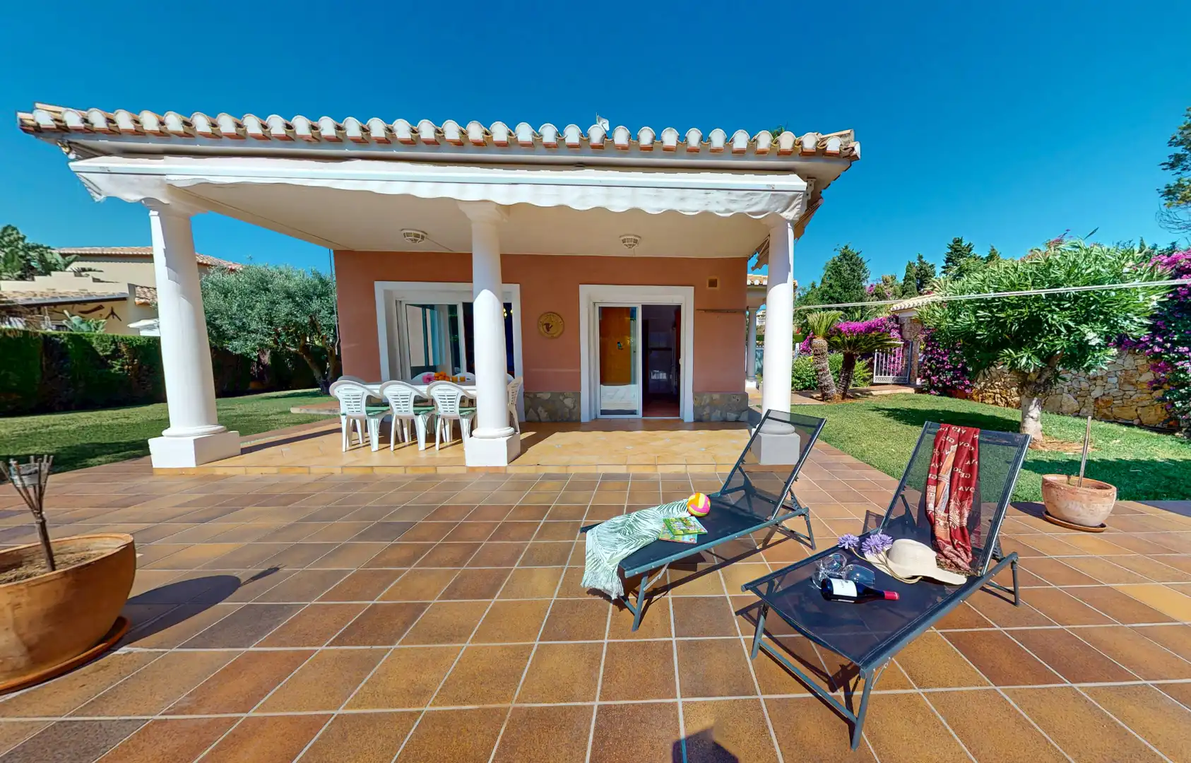 Jardín de Casa o chalet de alquiler en Dénia con Aire acondicionado, Calefacción y Jardín privado