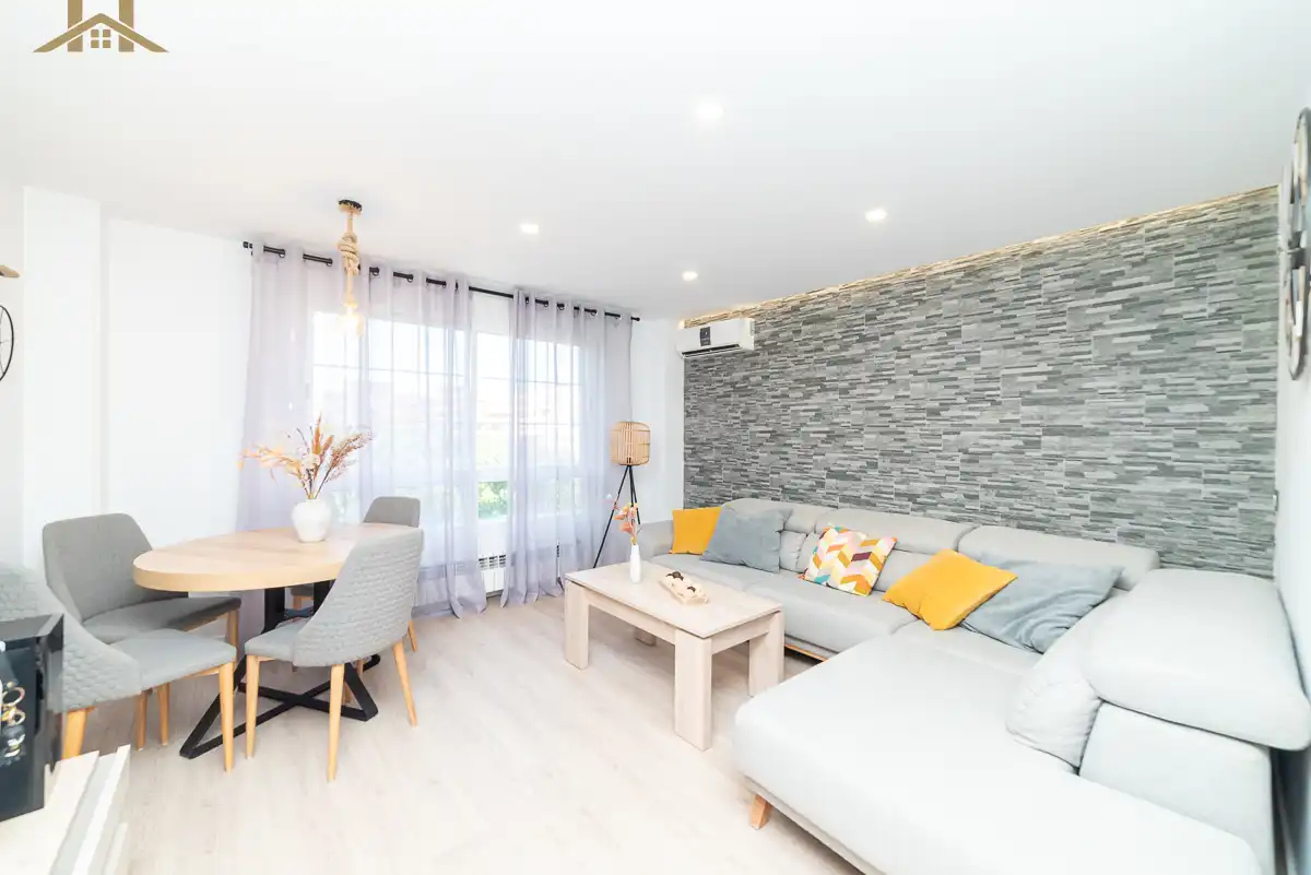 Sala de estar de Piso en venta en Móstoles con Aire acondicionado, Calefacción y Terraza