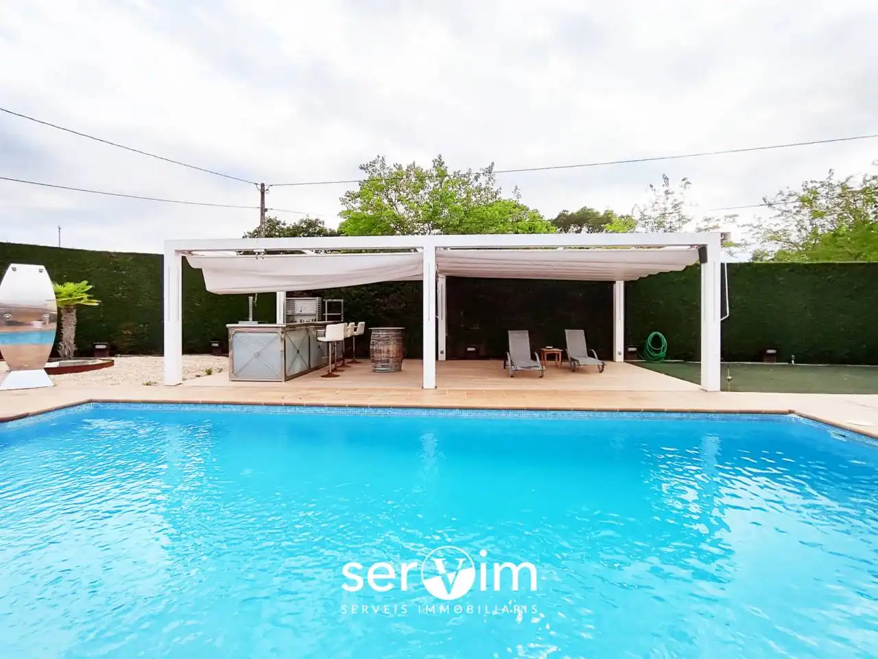 Swimming pool of Houses for sale in Llagostera  with Air Conditioner, Private garden and Terrace