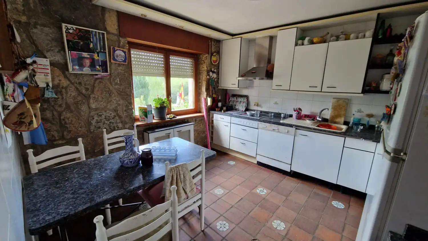 Cocina de Casa o chalet en venta en Santa María de Ordás con Calefacción y Terraza