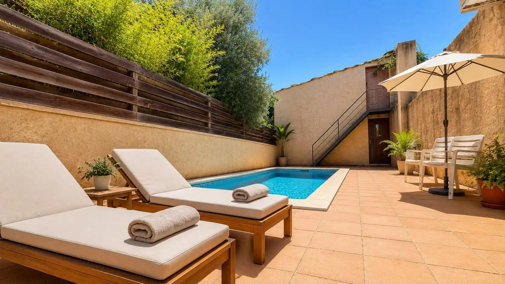 Terrassa de Casa o xalet en venda en Ullastret amb Aire condicionat, Calefacció i Jardí privat