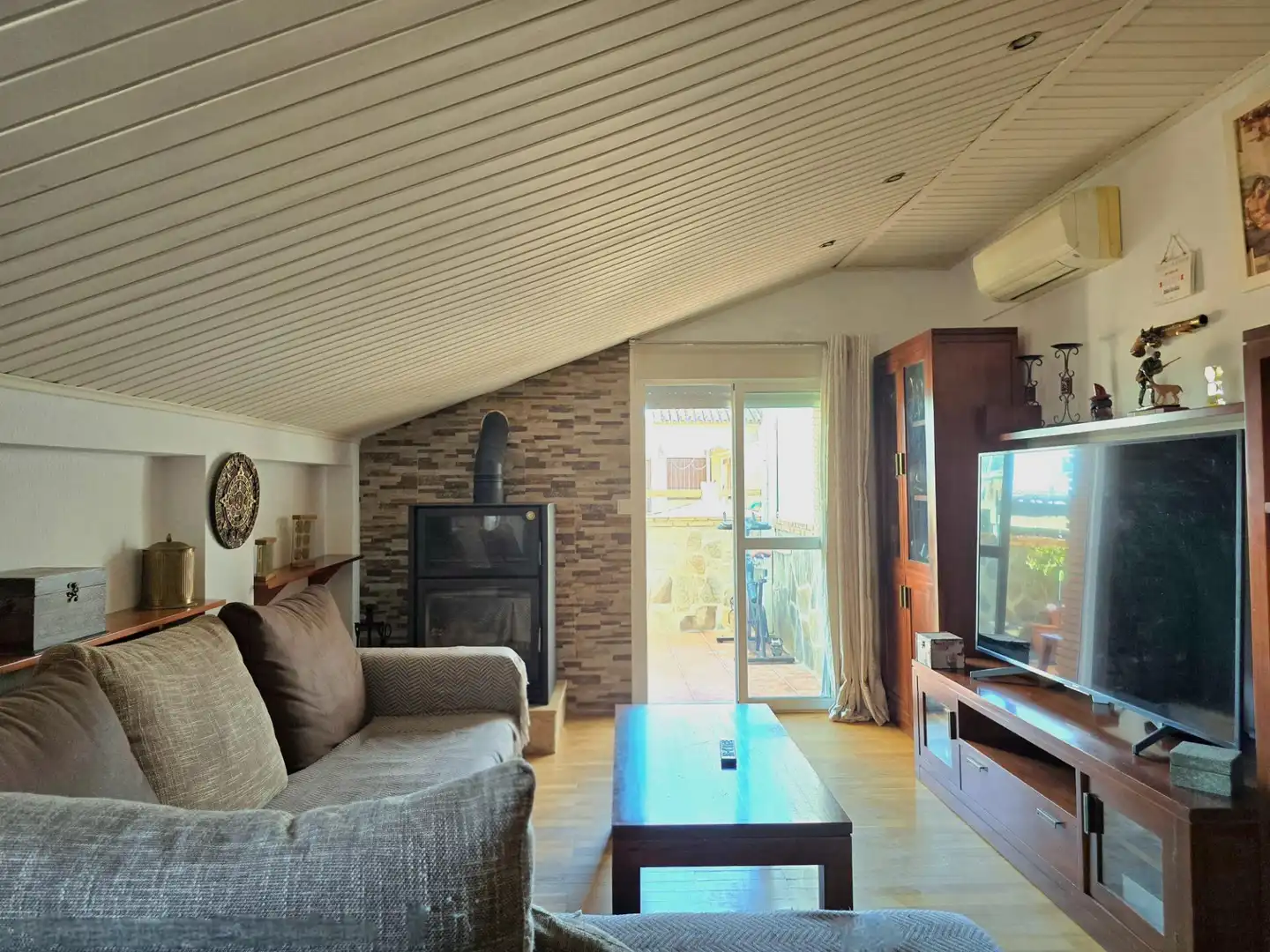 Sala de estar de Ático en venta en Alhaurín El Grande con Aire acondicionado, Calefacción y Parquet