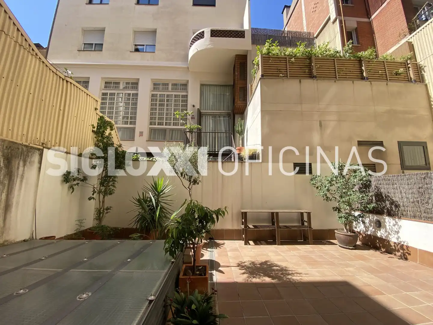 Terrasse von Büro zur Miete in Barcelona mit Klimaanlage und Heizung