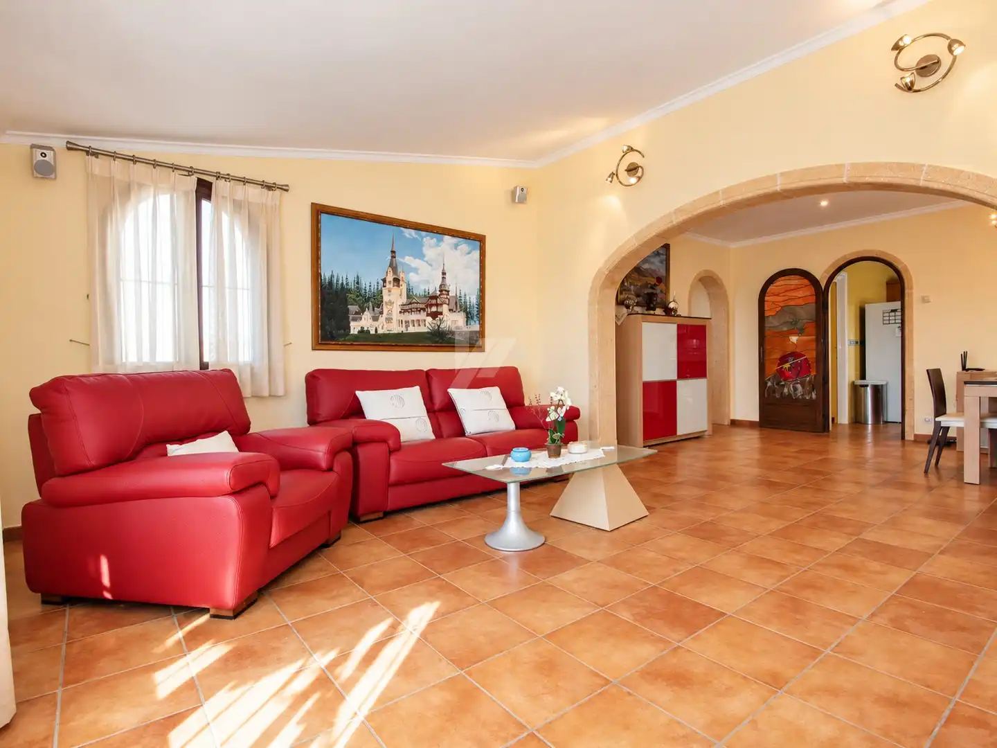 Sala de estar de Finca rústica en venta en Benissa pueblo  